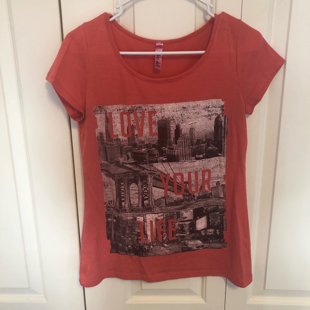 “Love your life” graphic tee